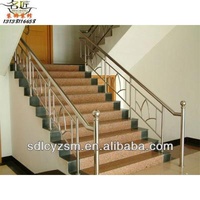 Constructio Stair Handrail / Mirror Finish Handrail Crystal Pipe