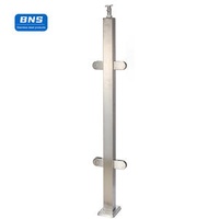 BNS stainless steel glass railing balcony staircase railing handrail heavy duty support glass railing