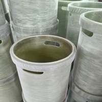 High Strength FRP Round Tube GRP Handrail Tubes Fiberglass Composite Pipe