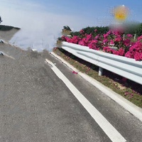 Hot Sale Road Wave Type Guardrail Plate Prevention Crash Guardrail