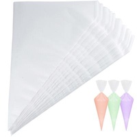 Stocked Pastry Bags 100pcs, Disposable Icing Piping Pastry Bags For Cookie/Cake Decorating Supplies  Thicken Cake Decorating Bags.
