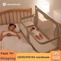 Baby Cribs LEEOEEVEE Baby Bed Guardrail Simple and Lightweight Easy To Install Bedside Bed Barrier Safety Rail Fence Cot Baby bed WX