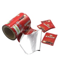 Plastic Stretch Food Wrapping Film Moisture Proof Wrapping Material For Pastry Food Grade Film Printed Aluminum Film Wrapping Material