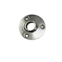 Boat Hardware Fitting 316 Stainless Steel Handrail Post Plate Weldable 45 Degree Round Base
