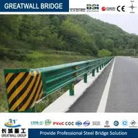 Customized W Beam Galvanized Steel Highway Guardrail for Traffic Road Safety