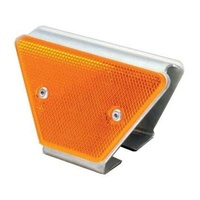 Plastic Reflective High Trapeze Guardrail Designer 2 Faces Reflective Guardrail Reflector