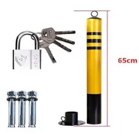 Car column pillar crutch lock truck pole parking place lock auto arch guardrail guar bar crash barrier car steering wheel lock