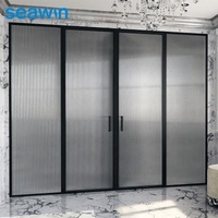 Custom Seawin Quality Quiet Operation Shower Screen Enclosures Shower Cubicle Bathroom Corner Shower Swing Door