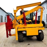 Construction works   Road Guardrail Hydraulic Ram