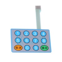 Manufacturer Direct membrane switch with led backlight