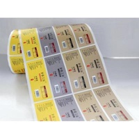 Adhesive Roll Bopp Custom Stickers Hair Care Oil Bottle Labels Cosmetic Packaging Bottle Label Print
