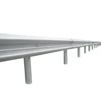 Highway Guardrail Crash Barrier W Beam Design Outdoor Application Steel Material Hot Dipped Galvanized Finish Anti-Corrosion