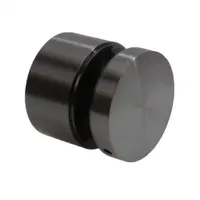 Matte Black Stainless Steel 316/304 Glass Railing Handrail Components