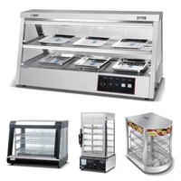 Energy Efficient Food Service Supply Bakery Pastry and Bread Display Cabinet Commercial Warmer Food Showcase