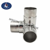 Hardware Factory Outlet Connecting Stainless Steel Handrail Corner Construction Tee