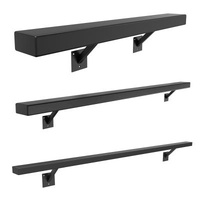 Modern Safety Installation Railing Kit Outdoor Steps Height Adjustable Wrought Iron Metal Railing Modern Stair Railings and Handrails