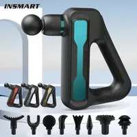 Mini Fascia Gun Vibration Massage Muscle Portable Relaxation Electric Massager Fitness Device High Frequency Neck Membrane 231221