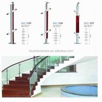 stair stainless steel baluster, movable badminton handrail post, wooden stairs baluster design KE-139~147