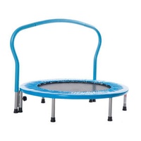 36" Kids' Mini Exercise Trampoline with Handrail"