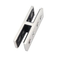 ZD 2205 Satin Balcony Pool Fence Staircase 180 Degree Glass to Glass Stainless Steel Handrail Railing Glass Clamp
