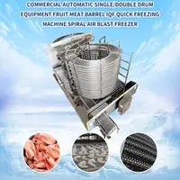 Direct Factory Fish Fillet Meat/Shrimp/Poultry/Bakery/Pastry IQF Spiral Freezer/Quick Freezer