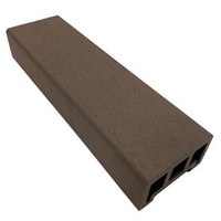 Handrail - (90*50) hollow - wood-like top rail for guardrail along the river -Wood + PP composite (WPC