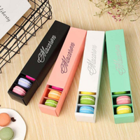 24n White card rigid paper box with custom printing for pastry packaging