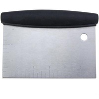 Good Durable Handle Stainless Steel Dough Divider Pastry Scraper For Pastry Cutter