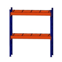 Factory Steel Racks With Adjustable Utility Shelves 3 Tie Heavy Duty Shelving Rack For Industrial Storage