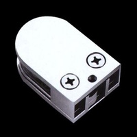 Stainless Steel Stair Handrail Post Glass Clamps
