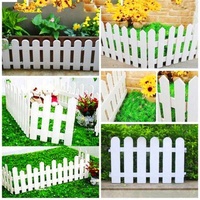 Guardrail Surround Xmas Christmas Decorative Tree Fence White PVC Garden Decoration Home Viable Tree Fence Fence