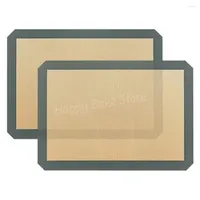 Baking Tools 60x40cm Silicone Mat Sheet Reusable & Nonstick Bakeware Mats For Cookies Macarons Bread Pastry Cake Oven Accessory
