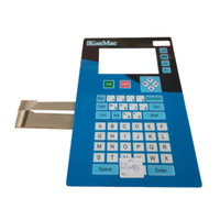 Factory price professional colorful backlit membrane switch with LED membrane switch