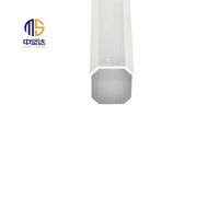 For Fence Guardrail Handrail 25*25mm Material Aluminum Octagonal Tube Profile For Balustrade