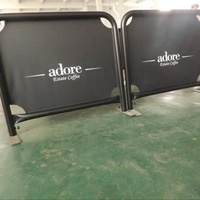 Outdoor Coffe Shop Coffee Shop New Product Discount Guardrail , PVC Coated Fence