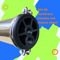 RO Membrane Shell 4040 RO Membrane Housing 304 Stainless Steel Membrane Shell