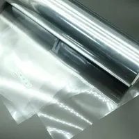Hot Melt Adhesive Top Coated BOPP Film Matte Silver Color