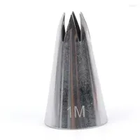 Baking Tools Open Star Pastry Tip 1M Piping Nozzle Cake Decorating Tips Writing Tube Icing &