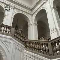 Indoor Outdoor Decoration Stair Railing Marble Handrail Baluster Factory Price