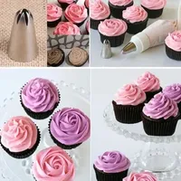 Baking Tools 10 Pcs/Set Piping Bag Converter Icing Nozzles Tips Pastry Cupcake Cream Cake Decorating Supplies Tool