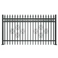 Outdoor Welded Mesh Clamp Guardrail Top Design Decorative Metal Guardrail