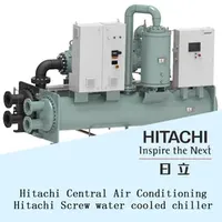 Hitachi Water Cooled Screw Chillers Rcuf100wzy Industrial Chiller Refrigeration Machine Exportable