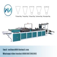 80 PCS/MIN BOPP Plastic Tiangle type Flower Bag Making Machine Width 800-1000mm