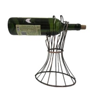 Fashion Hotel Household Single Wire Storage Wire Brass Plated Metal Wine Racks