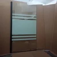 Customization Black Framed Bathroom Pivot Tempered Glass Shower Enclosures