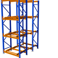 Storage Rack Push Back Rack Warehouse Racking Systems Push Back Pallet Racks