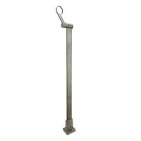 Custom Frameless Stainless Steel Handrail with Satin Finish Indoor/Outdoor Baluster for Staircase Home Railing Balustrade Post""