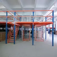 High Quality Steel Platform Industrial Racks Heavy Duty Mezzanine Floor Racking System Attic Rack Mezzanine Racking System for Sale