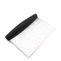 Disposable Multi Purpose Stainless Steel Pastry Scraper Dough Cutter