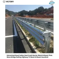 High Speed Barrier Crash Barrier Highway Guardrail Galvanized Steel W Beam Road Guardrail